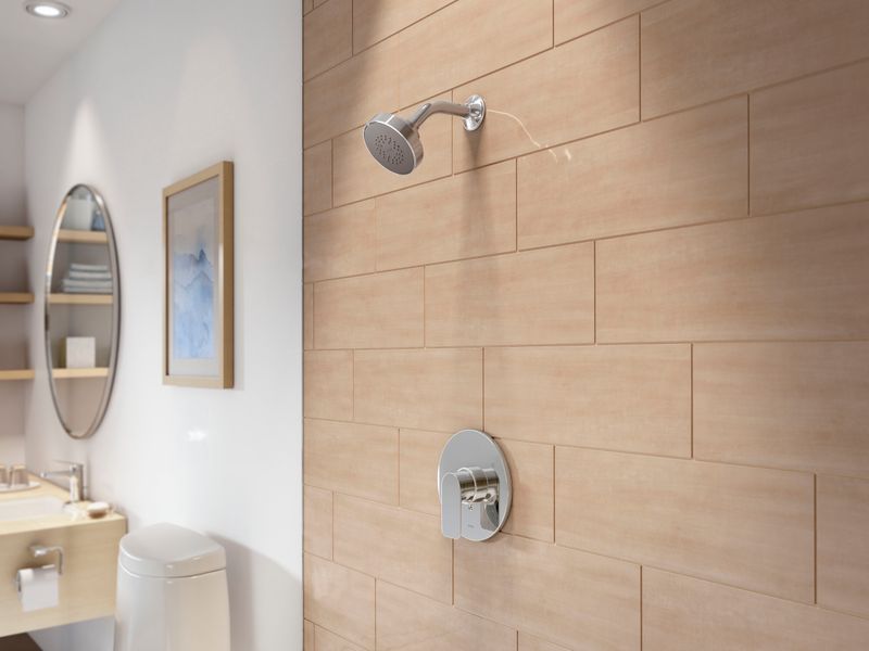 Oberon Shower Control Trim in Polished Chrome