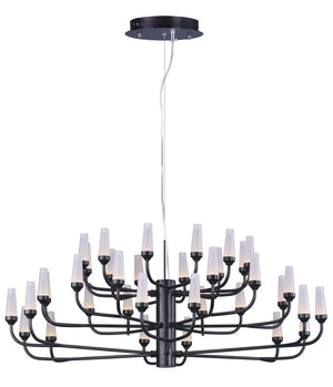 Candela 32.75' 36 Light Multi-Tier Chandelier in Bronze
