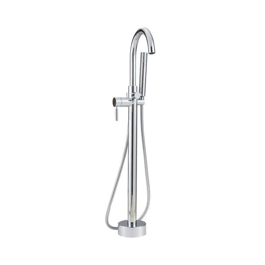 Caylin Single-Handle Freestanding Faucet in Polished Chrome