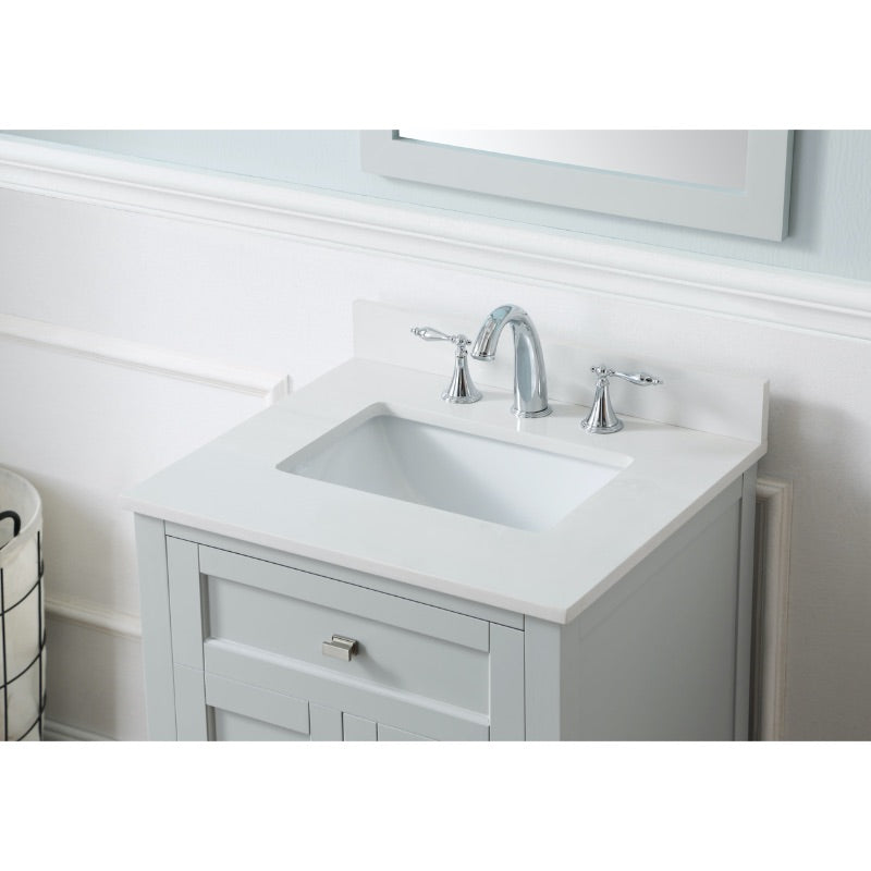 Juniper Dove Grey Freestanding Vanity Cabinet (24' x 34.5' x 21')