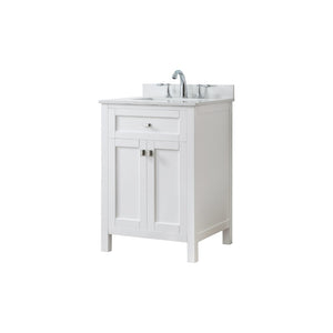 Juniper White Freestanding Vanity Cabinet (24' x 34.5' x 21')