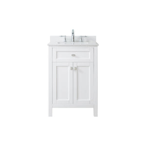 Juniper White Freestanding Vanity Cabinet (24' x 34.5' x 21')