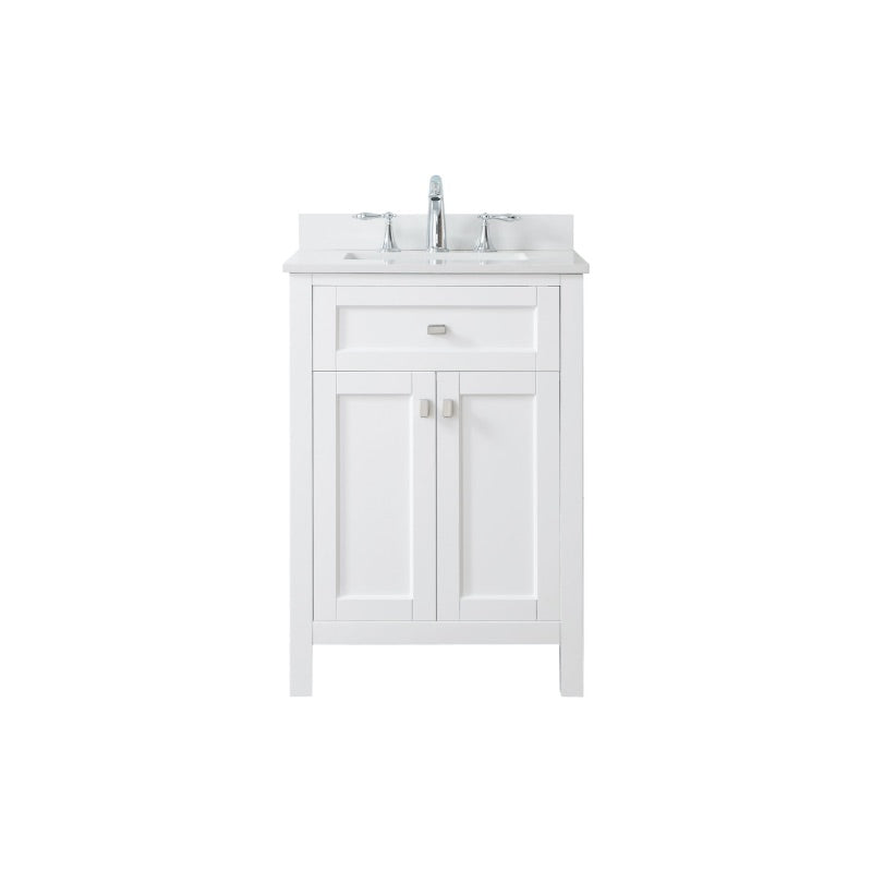Juniper White Freestanding Vanity Cabinet (24' x 34.5' x 21')
