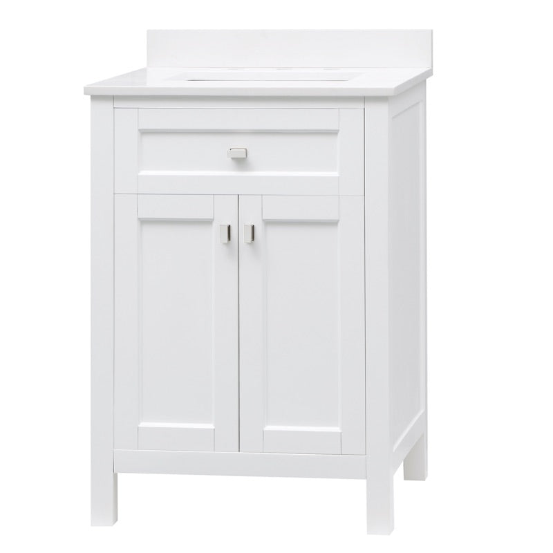 Juniper White Freestanding Vanity Cabinet (24' x 34.5' x 21')