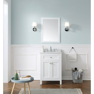 Juniper White Freestanding Vanity Cabinet (24' x 34.5' x 21')