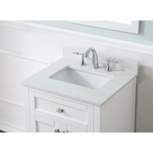 Juniper White Freestanding Vanity Cabinet (24' x 34.5' x 21')