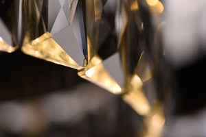 Icycle 21.5' Single Light Flush Mount in Polished Chrome