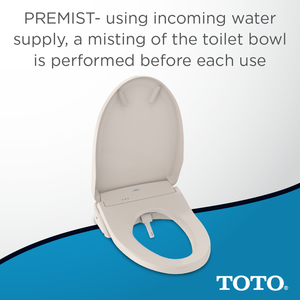 Washlet S550e Elongated Electronic Contemporary Bidet Seat in Sedona Beige