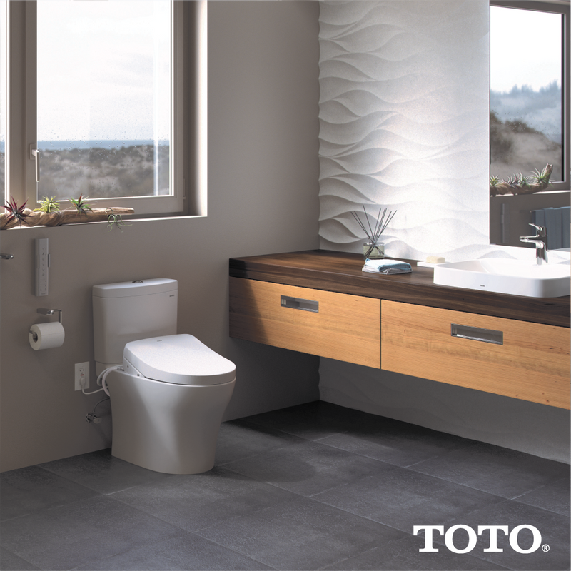 Washlet S550e Elongated Electronic Contemporary Bidet Seat in Sedona Beige