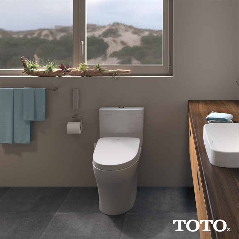 Washlet S550e Elongated Electronic Contemporary Bidet Seat in Sedona Beige