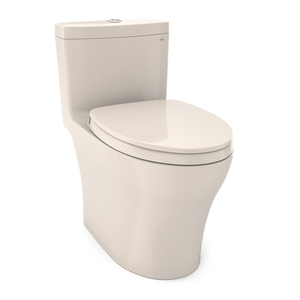 Aquia IV Elongated 1.28 gpf & 0.8 gpf One-Piece Toilet in Sedona Beige