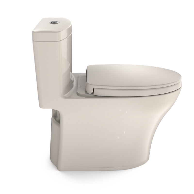 Aquia IV Elongated 1.28 gpf & 0.8 gpf One-Piece Toilet in Sedona Beige