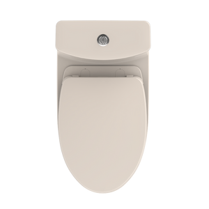 Aquia IV Elongated 1.28 gpf & 0.8 gpf One-Piece Toilet in Sedona Beige