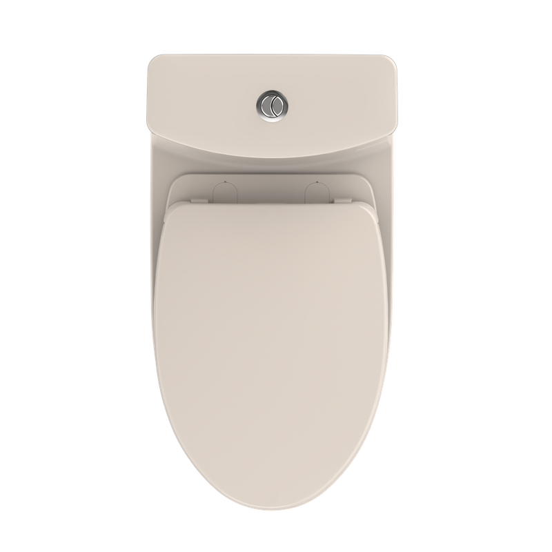 Aquia IV Elongated 1.28 gpf & 0.8 gpf One-Piece Toilet in Sedona Beige