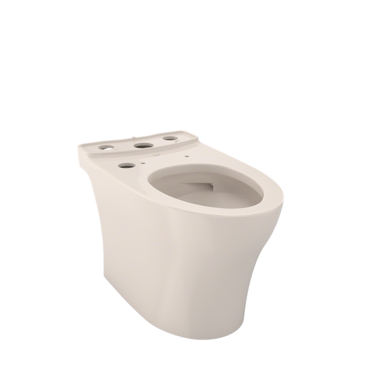 Aquia IV Elongated Universal Height Toilet Bowl in Sedona Beige