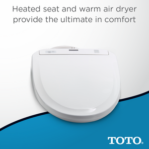 Washlet S300e Round Electronic Bidet Seat in Sedona Beige
