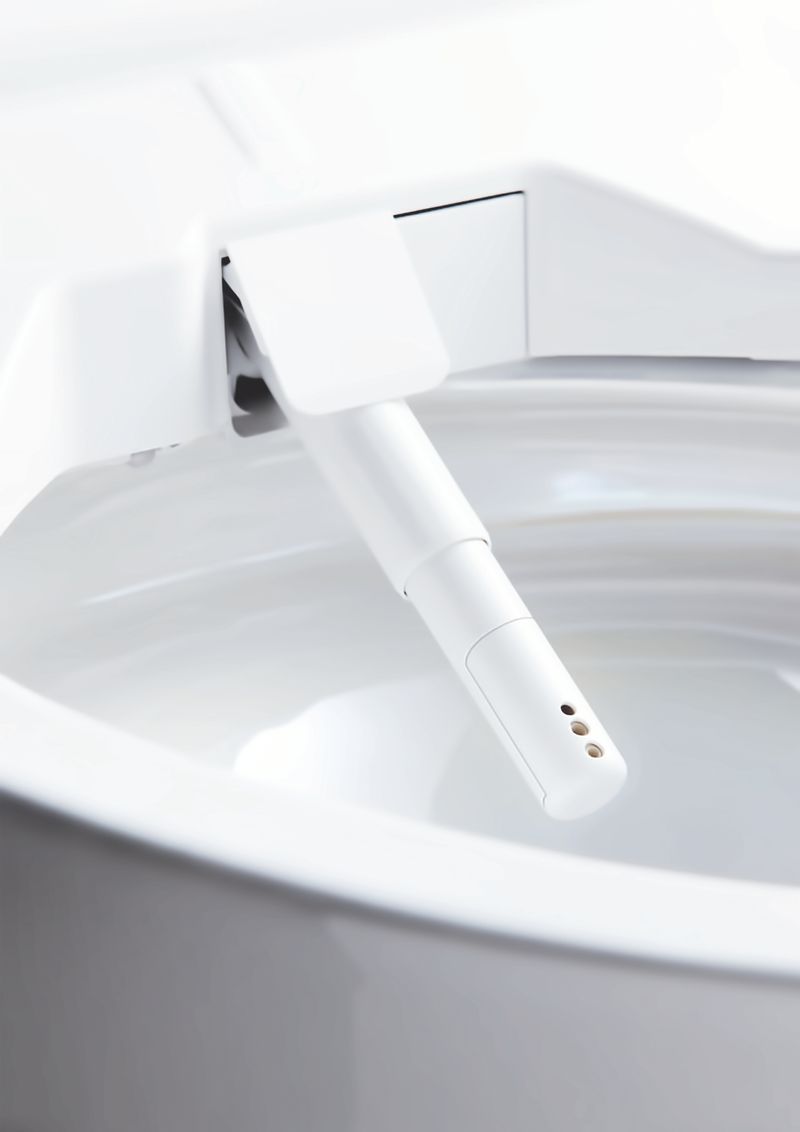 Washlet S300e Round Electronic Bidet Seat in Sedona Beige