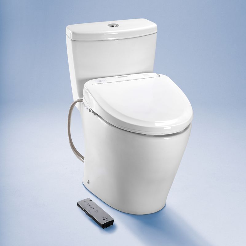 Washlet S300e Round Electronic Bidet Seat in Sedona Beige
