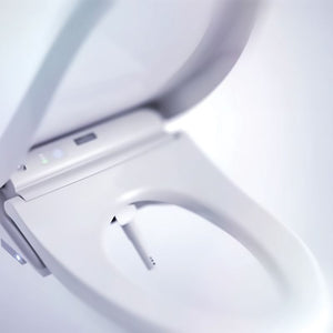 Washlet S300e Round Electronic Bidet Seat in Sedona Beige