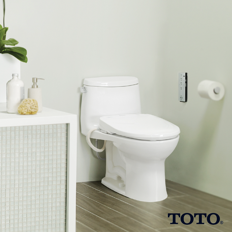 Washlet S300e Round Electronic Bidet Seat in Sedona Beige
