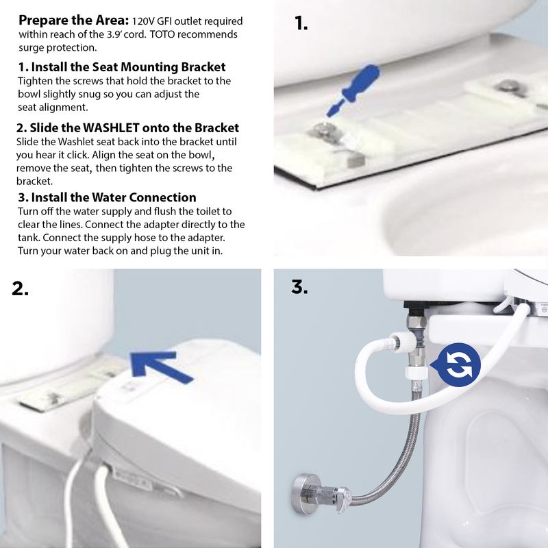 Washlet S300e Round Electronic Bidet Seat in Sedona Beige