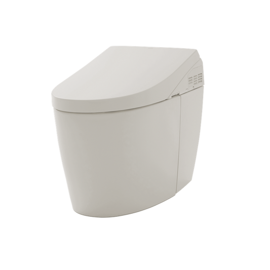 Neorest AH Elongated Dual-Flush Integrated Bidet Seat One-Piece Toilet in Sedona Beige