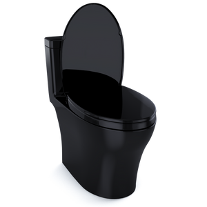 Aquia IV Elongated 1.28 gpf & 0.8 gpf One-Piece Toilet in Ebony