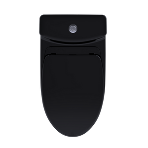 Aquia IV Elongated 1.28 gpf & 0.8 gpf One-Piece Toilet in Ebony