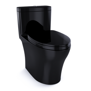 Aquia IV Elongated 1.28 gpf & 0.8 gpf One-Piece Toilet in Ebony