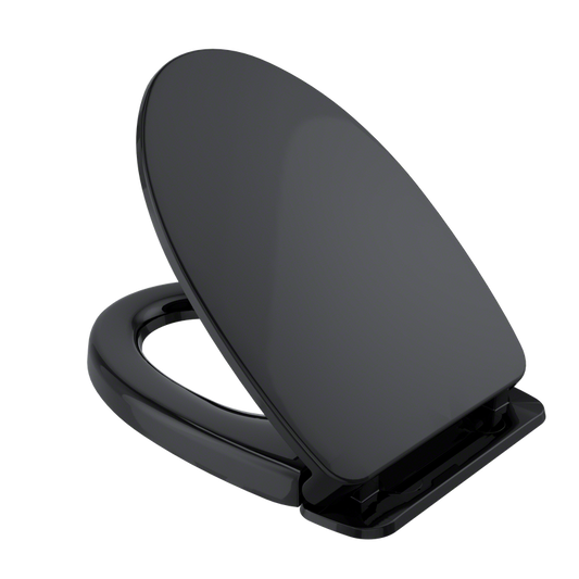 Elongated SoftClose Toilet Seat for Washlet+ Toilets in Ebony
