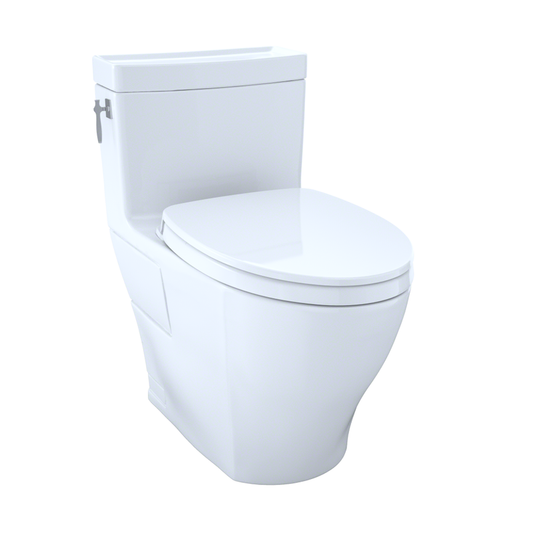 TOTO Aimes Elongated 1.28 gpf One-Piece Universal Height Toilet