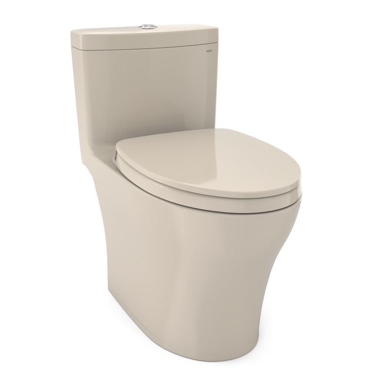 Aquia IV Elongated 1.28 gpf & 0.8 gpf One-Piece Toilet in Bone