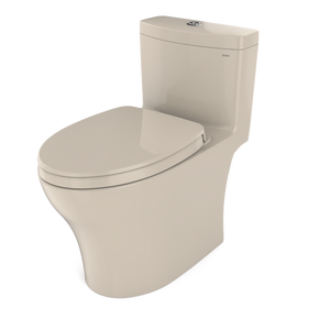 Aquia IV Elongated 1.28 gpf & 0.8 gpf One-Piece Toilet in Bone