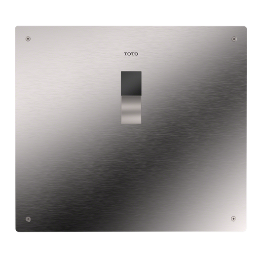 Ecopower 1.0 gpf Touchless Flush Valve Back Spud Wall in Stainless Steel