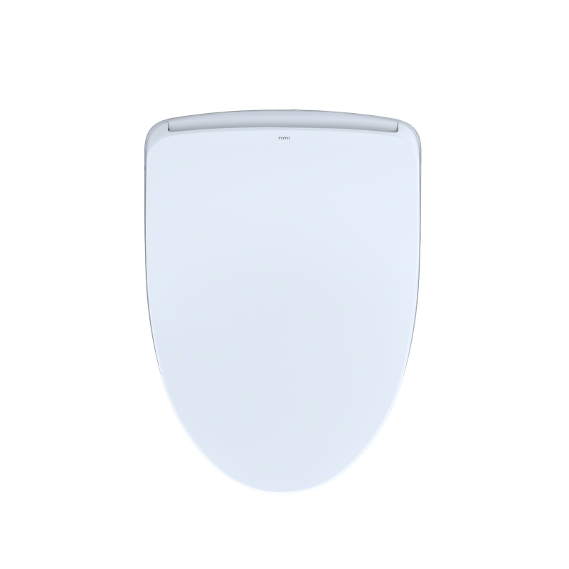 Washlet+ S500e Elongated Electronic Contemporary Bidet Seat with Auto Flush in Cotton White