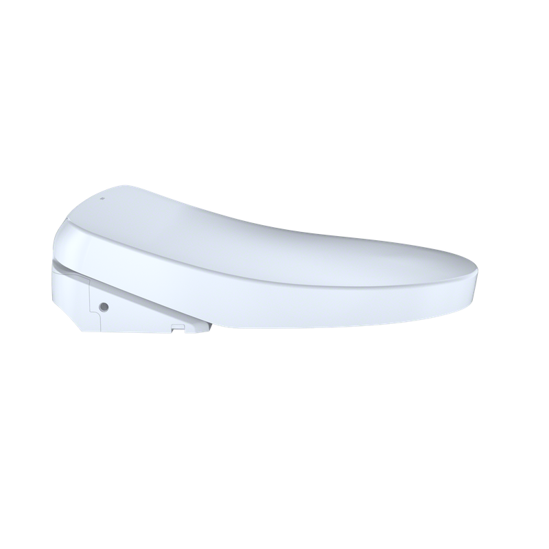 Washlet+ S500e Elongated Electronic Contemporary Bidet Seat with Auto Flush in Cotton White