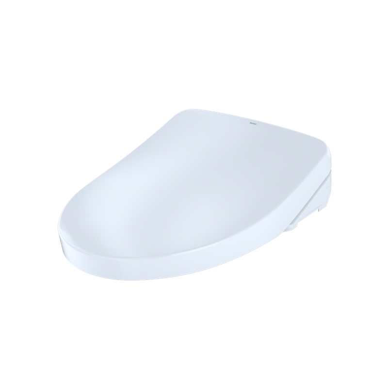 Washlet+ S500e Elongated Electronic Contemporary Bidet Seat with Auto Flush in Cotton White
