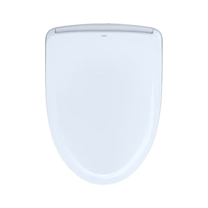 Washlet+ S550e Elongated Electronic Classic Bidet Seat with Auto Flush in Cotton White
