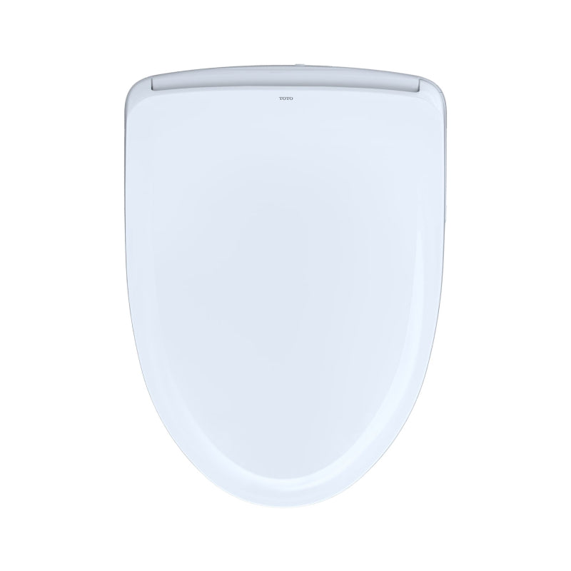 Washlet+ S550e Elongated Electronic Classic Bidet Seat with Auto Flush in Cotton White