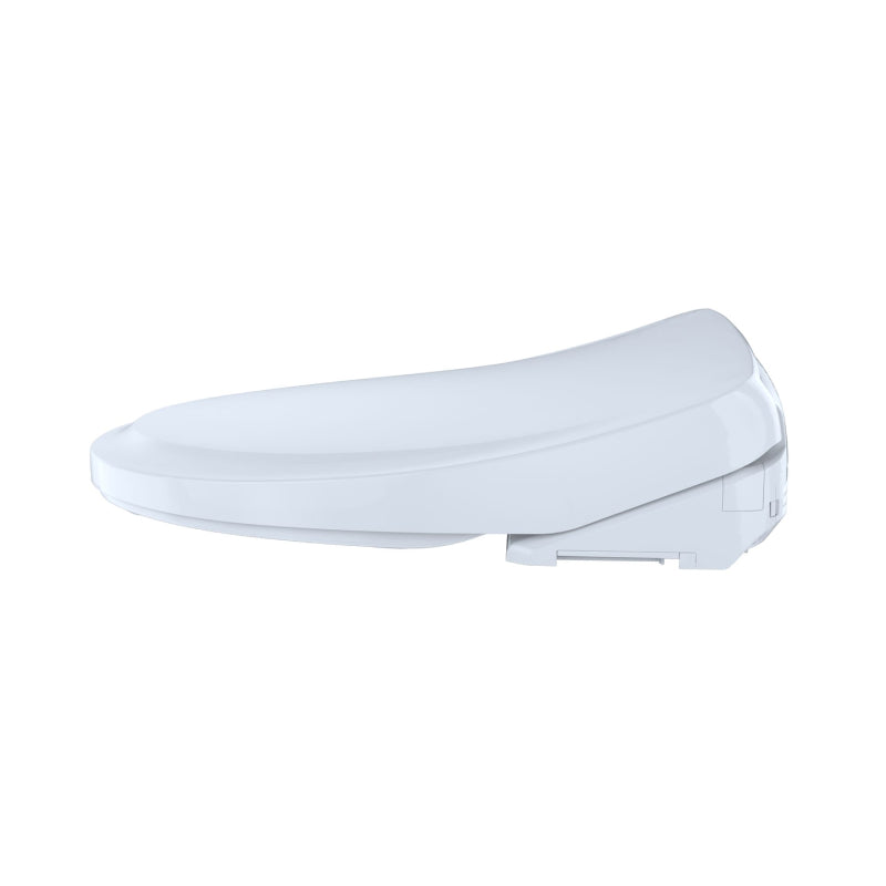 Washlet+ S550e Elongated Electronic Classic Bidet Seat with Auto Flush in Cotton White