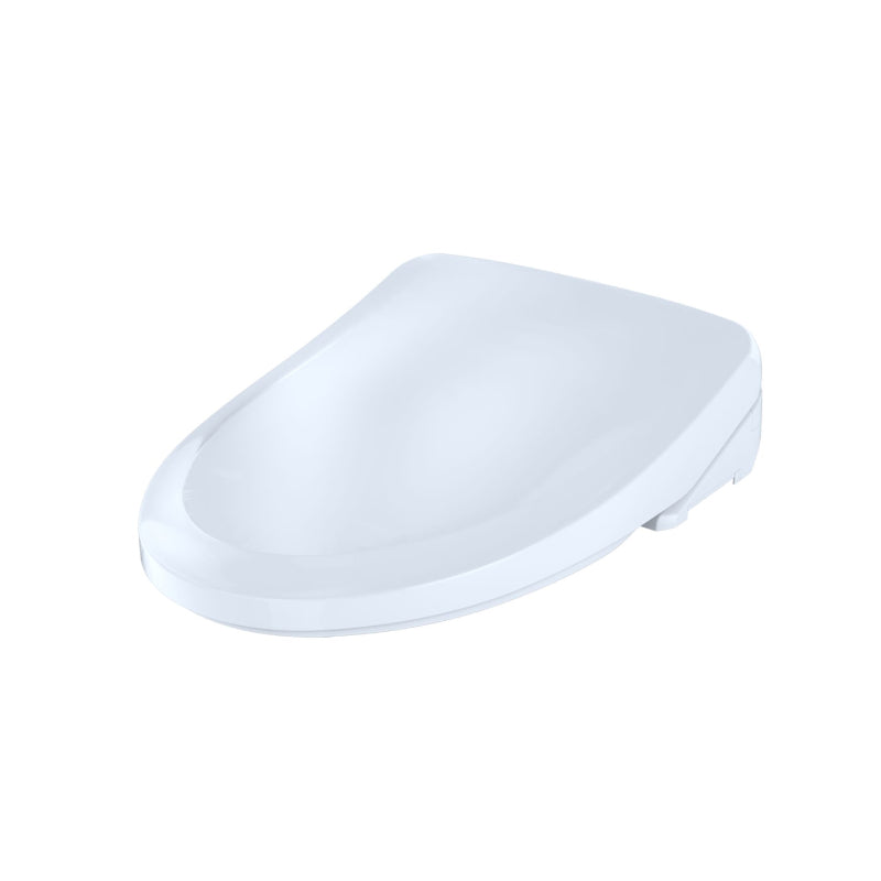 Washlet+ S550e Elongated Electronic Classic Bidet Seat with Auto Flush in Cotton White