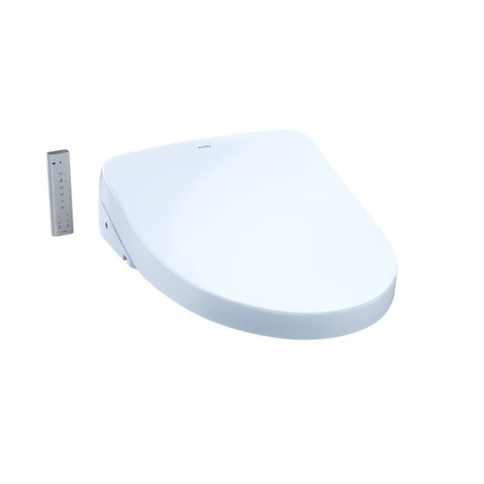 Washlet S550e Elongated Electronic Contemporary Bidet Seat in Cotton White