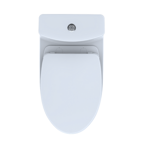 Aquia IV Elongated 1.28 gpf & 0.8 gpf One-Piece Toilet in Cotton White