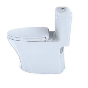 Aquia IV Elongated 1.28 gpf & 0.8 gpf One-Piece Toilet in Cotton White