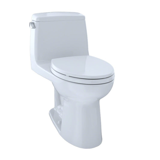 Eco UltraMax Elongated One-Piece Toilet in Cotton White - ADA Height
