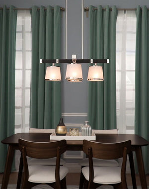 Maritime 29.25' 4 Light Single-Tier Chandelier in Antique Pecan and Satin Brass