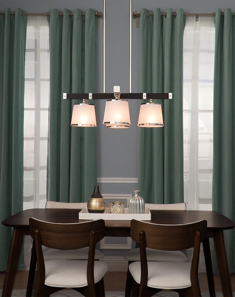 Maritime 29.25' 4 Light Single-Tier Chandelier in Antique Pecan and Satin Brass