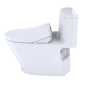 Nexus Elongated 1.28 gpf One-Piece Toilet with Washlet+ S500e in Cotton White