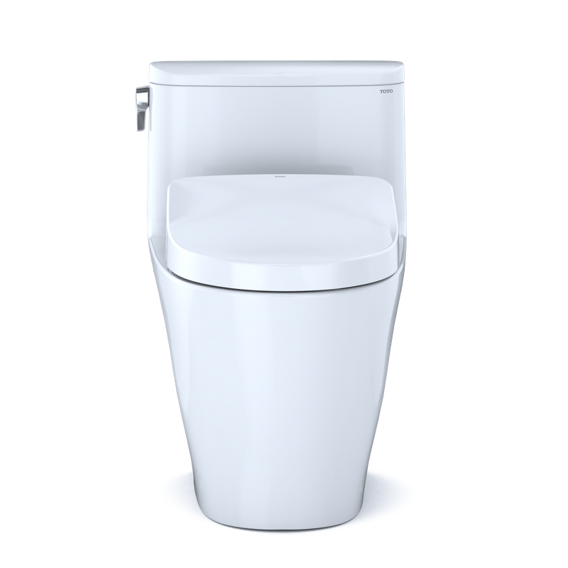 Nexus Elongated 1.28 gpf One-Piece Toilet with Washlet+ S500e Auto Flush in Cotton White