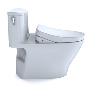 Nexus Elongated 1.0 gpf One-Piece Toilet with Washlet+ S500e Auto Flush in Cotton White
